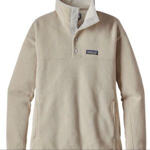 Patagonia Better Sweater Beige Marsupial Pullover 1/4 Snap Fleece Size S